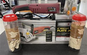 Chicago Electric 4 '' Wood Biscuit Cutter Plate Joiner